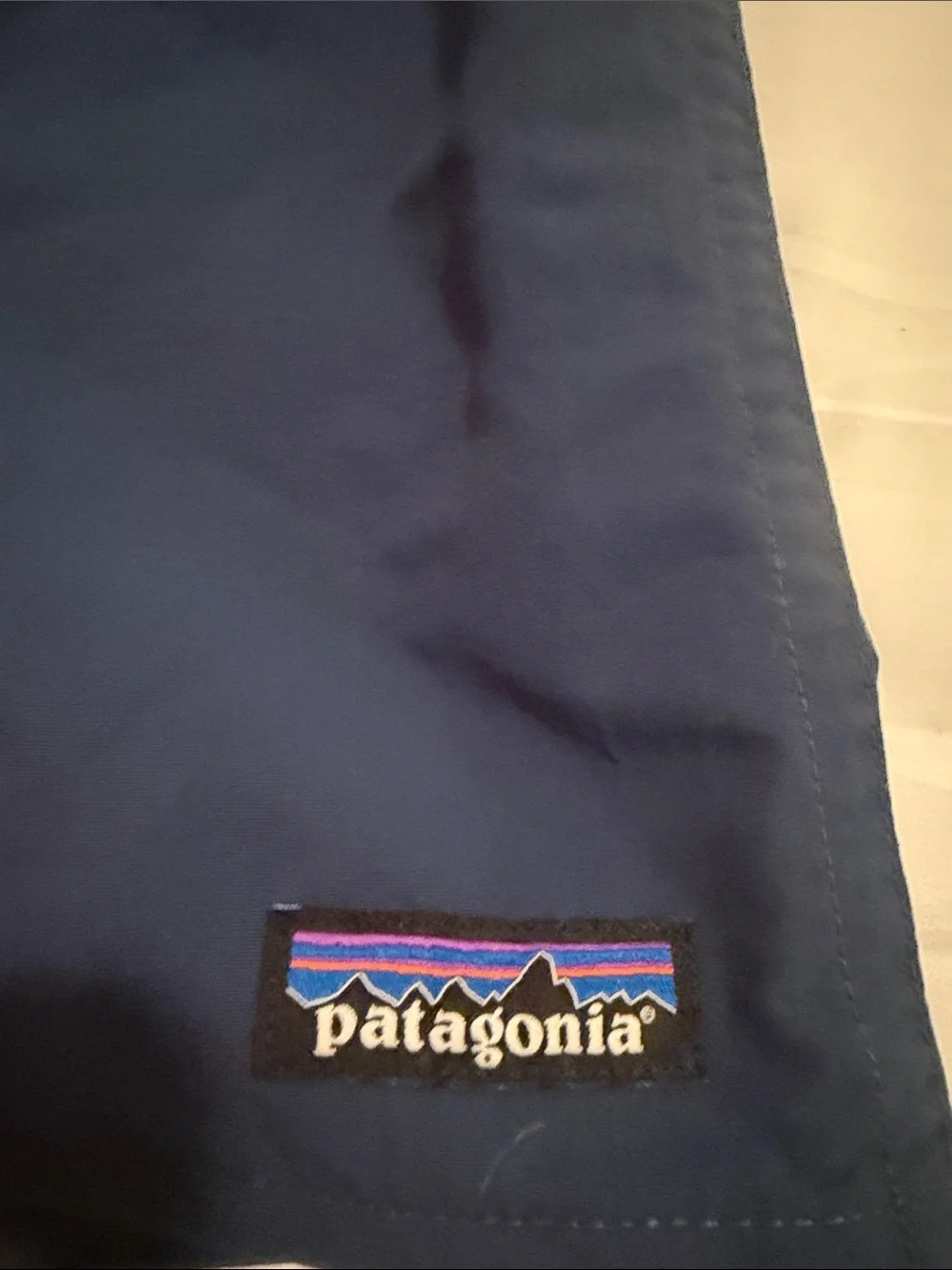 Patagonia Navy Blue Athletic/swim Shorts